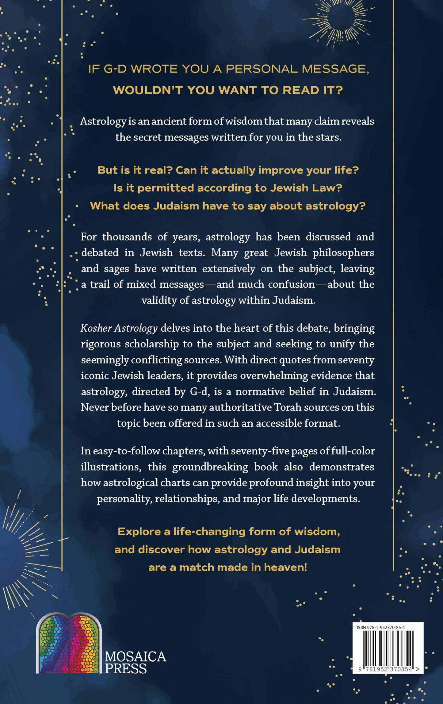 Kosher Astrology: A Jewish Guide to Celestial Wisdom, 500 Pages, Full-Color Illustrations