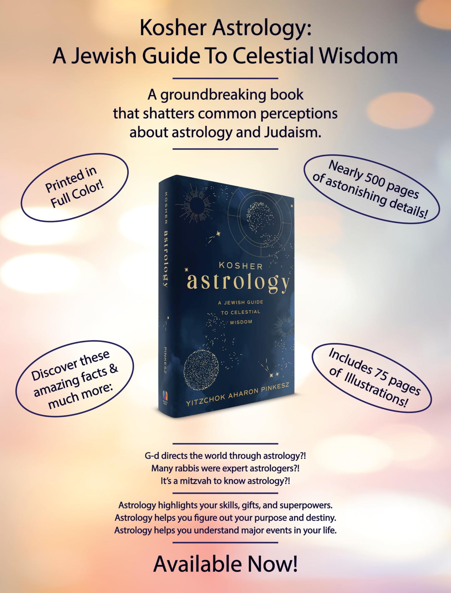 Kosher Astrology: A Jewish Guide to Celestial Wisdom, 500 Pages, Full-Color Illustrations