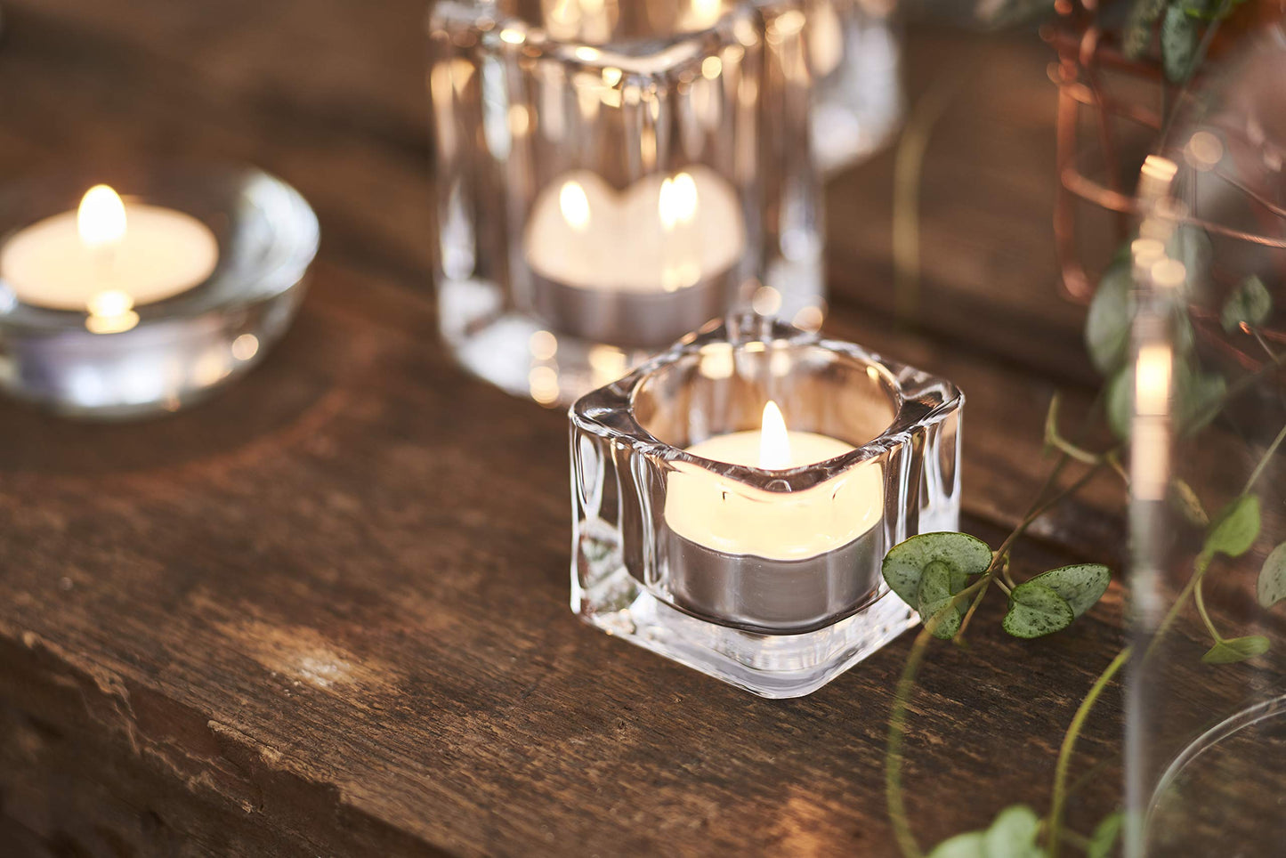 Tea Light Candles – Set of 100 Unscented Tea Lights – Burns Aprx. 3.5 Hour
