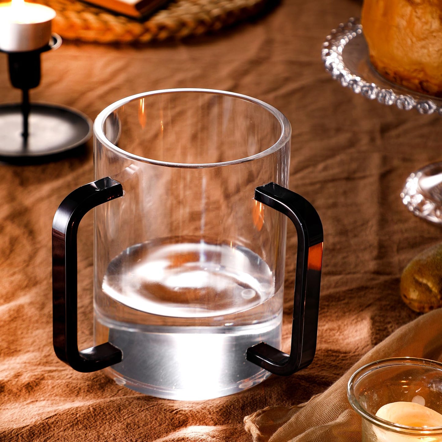 Hand Washing Cups with Dual Handles for Netilat Yadayim