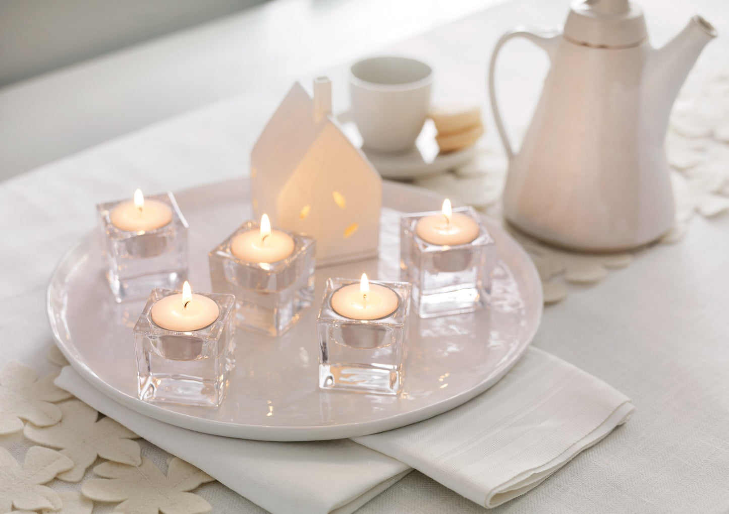 Tea Light Candles – Set of 100 Unscented Tea Lights – Burns Aprx. 3.5 Hour