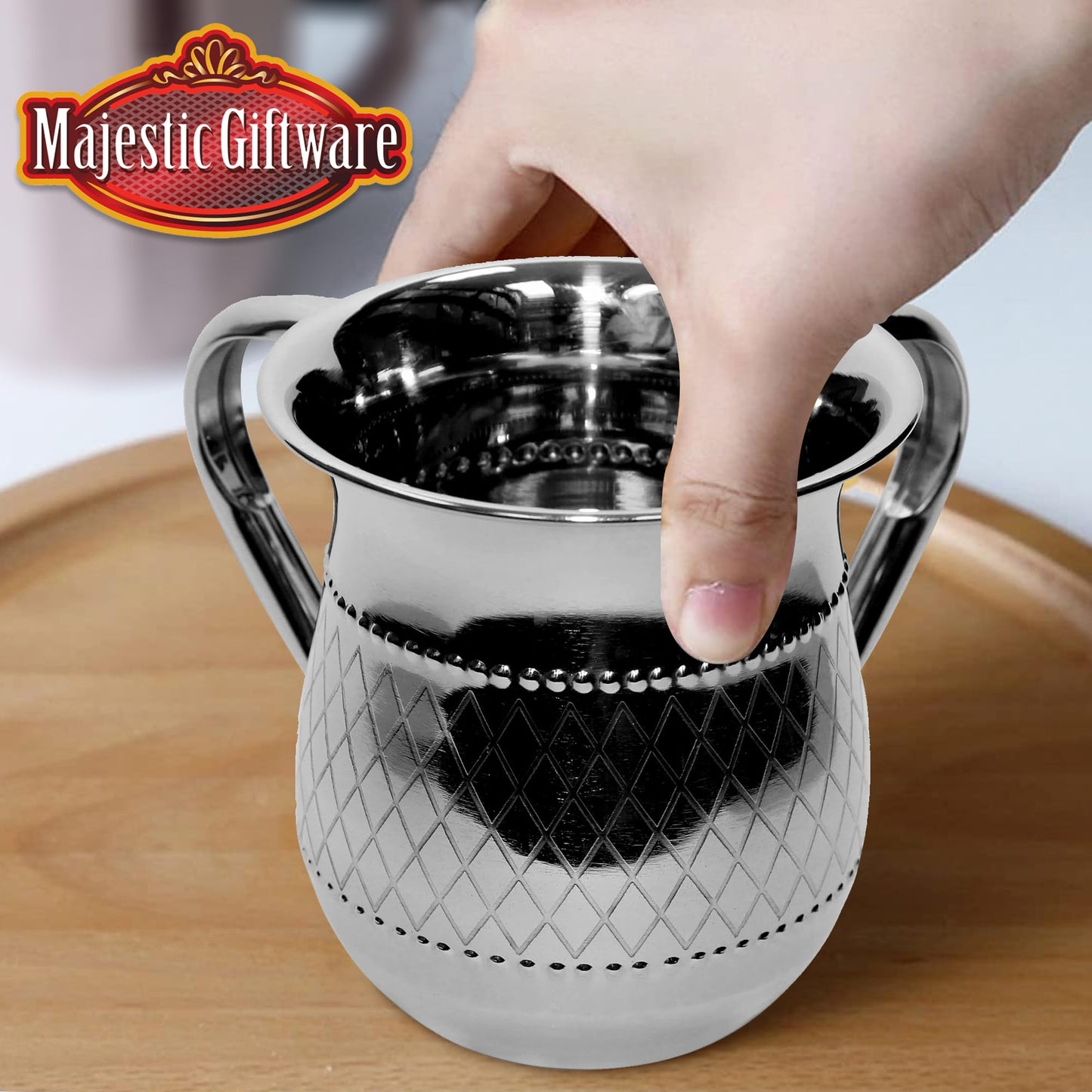 Majestic Giftware Plastic Washing Cup for Netilat Yadayim