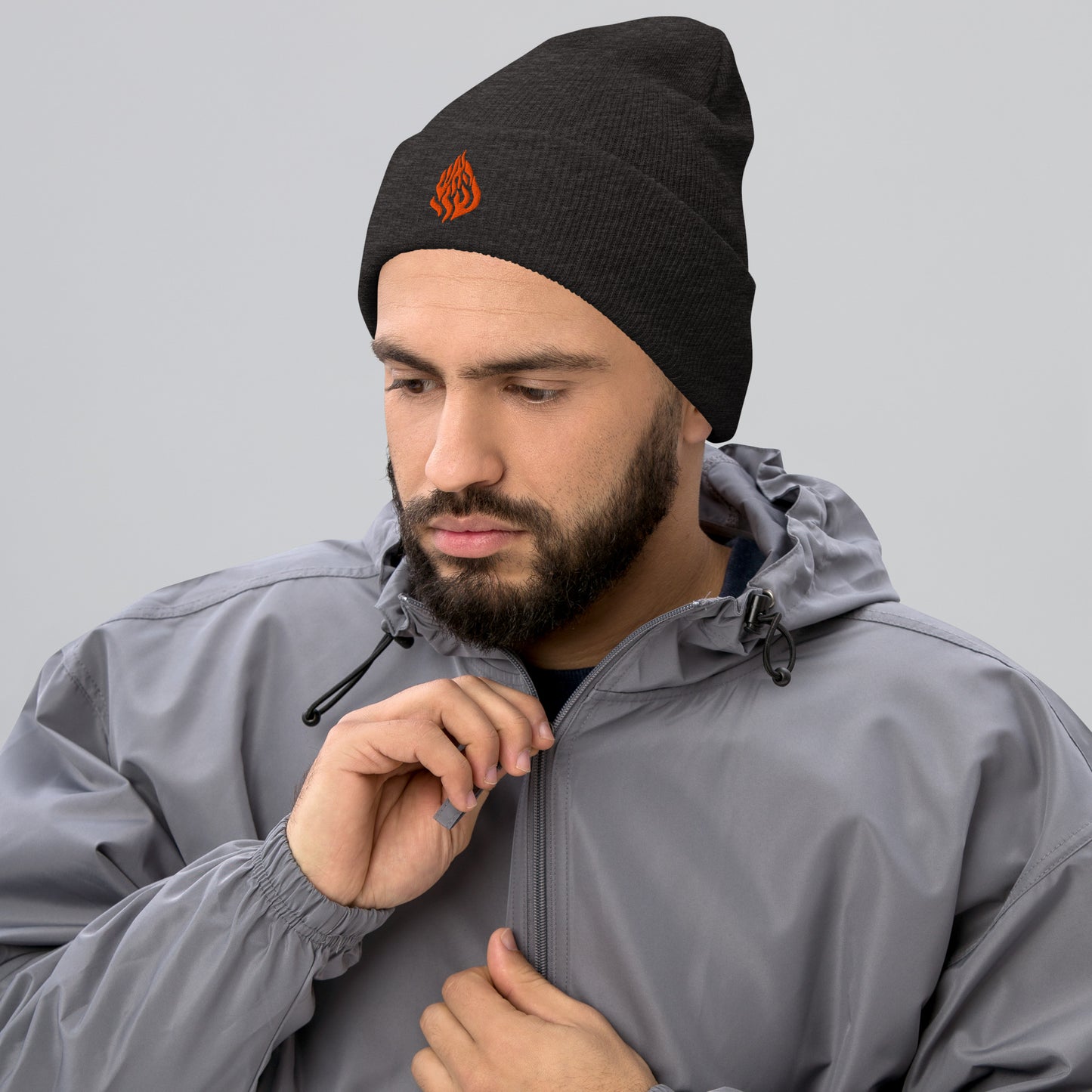 Breslov "My Fire" Cuffed Beanie/Winter Hat