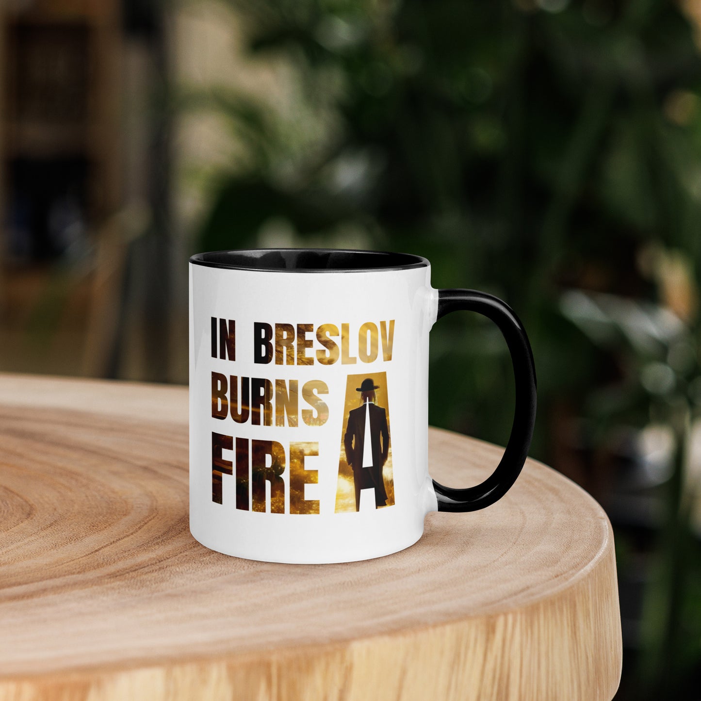 In Breslov Burns a Fire Mug